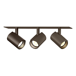 Downlight CENO 3.0 3-vlams, draaibaar, roteerbaar IP20, brons dimbaar