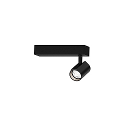 Spot CENO CEILING SURF 1.0 IP20, zwart mat dimbaar
