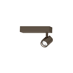 Spot CENO CEILING SURF 1.0 IP20, brons dimbaar