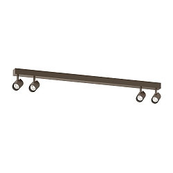 LED Spot CENO 4.0, 4 flames, 2700K, CRi >90, rotatable/swivelling, dimmable, bronze