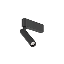 Spot MATCH CEILING SURF 1.0 IP20, zwart mat dimbaar