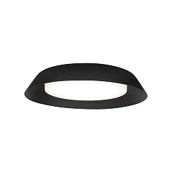 LED Wall /Ceiling luminaire TOWNA 2.0, IP44, � 37.1cm, 3000K, dimmable, black