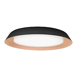 LED Wall /Ceiling luminaire TOWNA 2.0, IP44, � 46.1cm, 3000K, dimmable, black copper