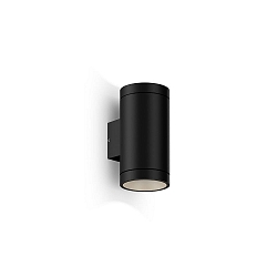 Wandarmatuur voor buitenshuis TAIO OUTDOOR WALL SURF 2.0 IP65, zwart mat dimbaar
