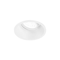 Plafondinbouwarmatuur DEEP ADJUST 1.0 - LED met bladveren, cardanisch draaien IP20, mat, verkeerswit dimbaar