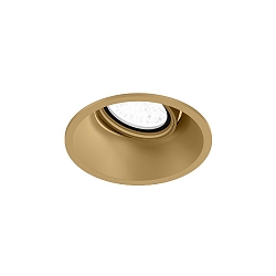 Plafondinbouwarmatuur DEEP ADJUST 1.0 - LED cardanisch draaien, met klemveren IP20, champagne dimbaar