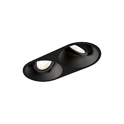 Downlight DEEP 2.0 2-vlams IP20, zwart dimbaar