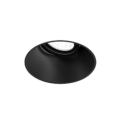 Plafondinbouwarmatuur DEEP ADJUST TRIMLESS 1.0 flush, cardanisch draaien, met klemveren IP20, mat, gitzwart dimbaar