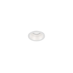 Plafondinbouwarmatuur DEEP POINT 1.0 klein, stijf, constante stroom IP20, mat, verkeerswit dimbaar