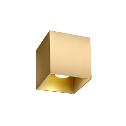 Plafondarmatuur BOX CEILING SURF 1.0 1-vlams, Dim-To-Warm IP20, goud dimbaar