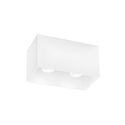 ceiling luminaire BOX CEILING SURF 2.0 2 flames, Dim-To-Warm IP20, white matt dimmable