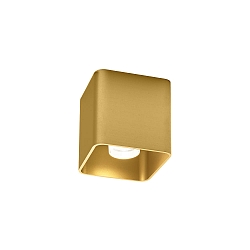 Plafondarmatuur DOCUS CEILING SURF 1.0 1-vlams, Dim-To-Warm IP20, goud dimbaar