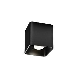 Plafondarmatuur DOCUS CEILING SURF 1.0 DALI aanstuurbaar IP20, zwart mat dimbaar