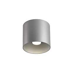 Plafondarmatuur RAY CEILING SURF 1.0 1-vlams, Dim-To-Warm IP20, aluminium geborsteld dimbaar