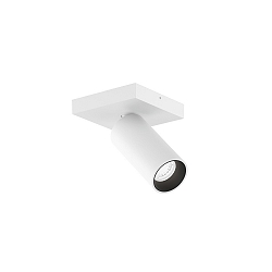 Spot PILLO 1.0 draaibaar GU10 IP20, wit mat