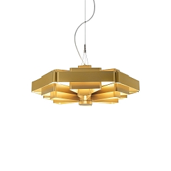 Pendelarmatuur J.J.W. 04 E27 IP20, goud dimbaar