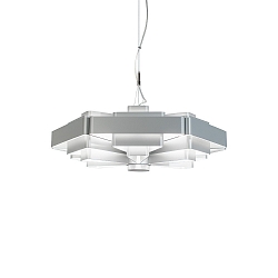 Pendelarmatuur J.J.W. 04 E27 IP20, zilver dimbaar