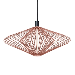 Pendelarmatuur WIRO 2.0 DIAMOND CEILING SUSP E27 IP20, koper 