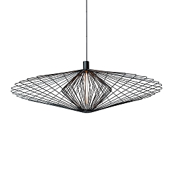 Pendelarmatuur WIRO 3.0 DIAMOND CEILING SUSP E27 IP20, zwart 