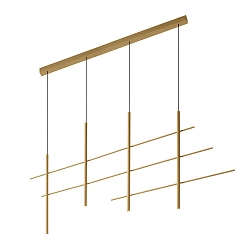 Pendelarmatuur NET CEILING SUSP 4.0 IP20, champagne dimbaar