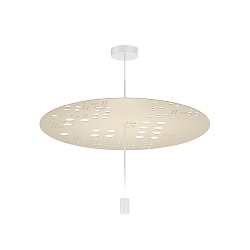 Pendelarmatuur SHEDDA FRACTAL 2.0 IP20, zijdegrijs dimbaar