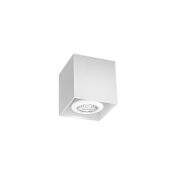 Opbouw armatuur BOX MINI 1.0 cubusvorm, stijf GU10 IP20, wit dimbaar