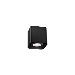 Spot DOCUS MINI CEILING SURF 1.0 PAR16 GU10 IP20, zwart mat 