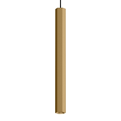 Pendelarmatuur HEXO SUSPENDED MINI 5.0 GU10 IP20, champagne
