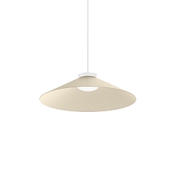 Pendelarmatuur CLEA 2.0 - � 50CM rond, direct / indirect IP20, zijdegrijs dimbaar