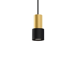 Pendelarmatuur ODREY CEILING SUSP 1.1 PAR16 GU10 IP20, goud, zwart mat 