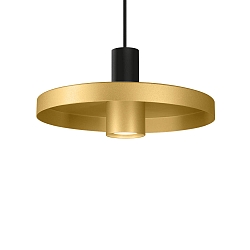 Pendelarmatuur ODREY CEILING SUSP 1.2 PAR16 GU10 IP20, goud, zwart mat 