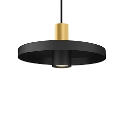Pendelarmatuur ODREY CEILING SUSP 1.2 PAR16 GU10 IP20, goud, zwart mat 