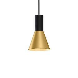 Pendelarmatuur ODREY CEILING SUSP 1.3 PAR16 GU10 IP20, goud, zwart mat 