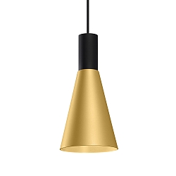 Pendelarmatuur ODREY CEILING SUSP 1.5 PAR16 GU10 IP20, goud, zwart mat 