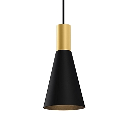 Pendelarmatuur ODREY CEILING SUSP 1.5 PAR16 GU10 IP20, goud, zwart mat 