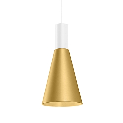 Pendelarmatuur ODREY CEILING SUSP 1.5 PAR16 GU10 IP20, goud, wit mat 
