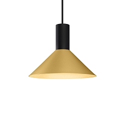 Pendelarmatuur ODREY CEILING SUSP 1.6 PAR16 GU10 IP20, goud, zwart mat 