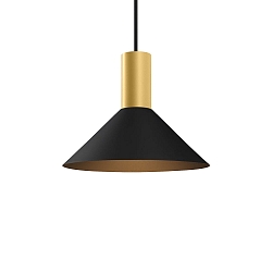 Pendelarmatuur ODREY CEILING SUSP 1.6 PAR16 GU10 IP20, goud, zwart mat 