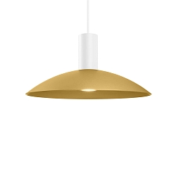 Pendelarmatuur ODREY CEILING SUSP 1.8 PAR16 GU10 IP20, goud, wit mat 