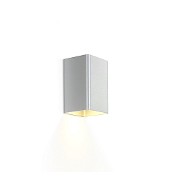 Wandarmatuur DOCUS MINI 1.0 - PAR16 - UP OR DOWN up, down, 1-vlams, hoekig GU10 IP20, aluminium geborsteld dimbaar