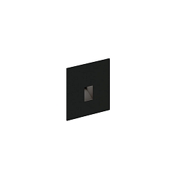 wall recessed luminaire STRIPE WALL REC 0.7 IP20, black matt 