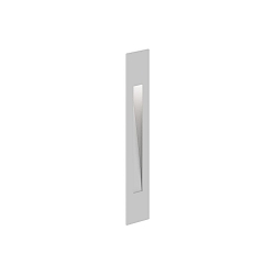 wall recessed luminaire STRIPE WALL REC 2.2 IP20, brushed aluminium 