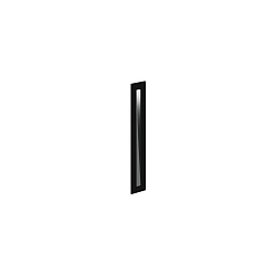 Wandinbouwarmatuur STRIPE SLIM 1.4 IP20, zwart mat