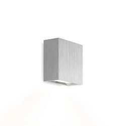 Wandarmatuur CENTRAL 1.0 - UP OR DOWN 1-vlams, plat IP20, aluminium geborsteld dimbaar
