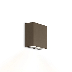 Wandarmatuur voor buitenshuis CENTRAL OUTDOOR WALL SURF 1.0 IP65, brons dimbaar