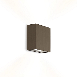 Wandarmatuur voor buitenshuis CENTRAL OUTDOOR WALL SURF 2.0 IP65, brons dimbaar