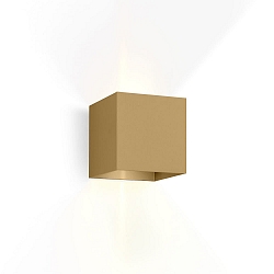 Wandarmatuur BOX WALL SURF 1.0 QT14 G9 IP20, champagne dimbaar