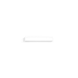 LED Wall /Ceiling luminaire MIRBI LONG 1.0, IP44, 30cm, CRi >90, dimmable, clear + opal / white, 4/6W 3000K