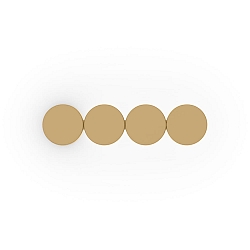 wall luminaire DOT WALL SURF 4.0 IP20, champagner dimmable