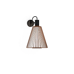 Wandarmatuur WIRO 1.0 CONE WALL SURF E27 IP20, roest 